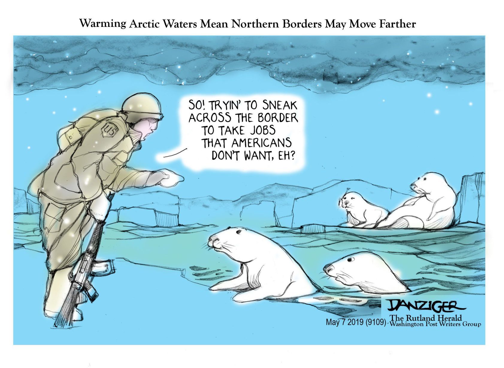 Jeff Danziger cartoon